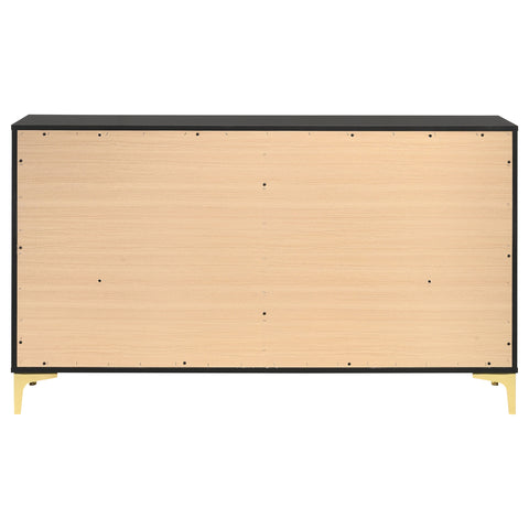 Alice 6-drawer Dresser BlackBlack