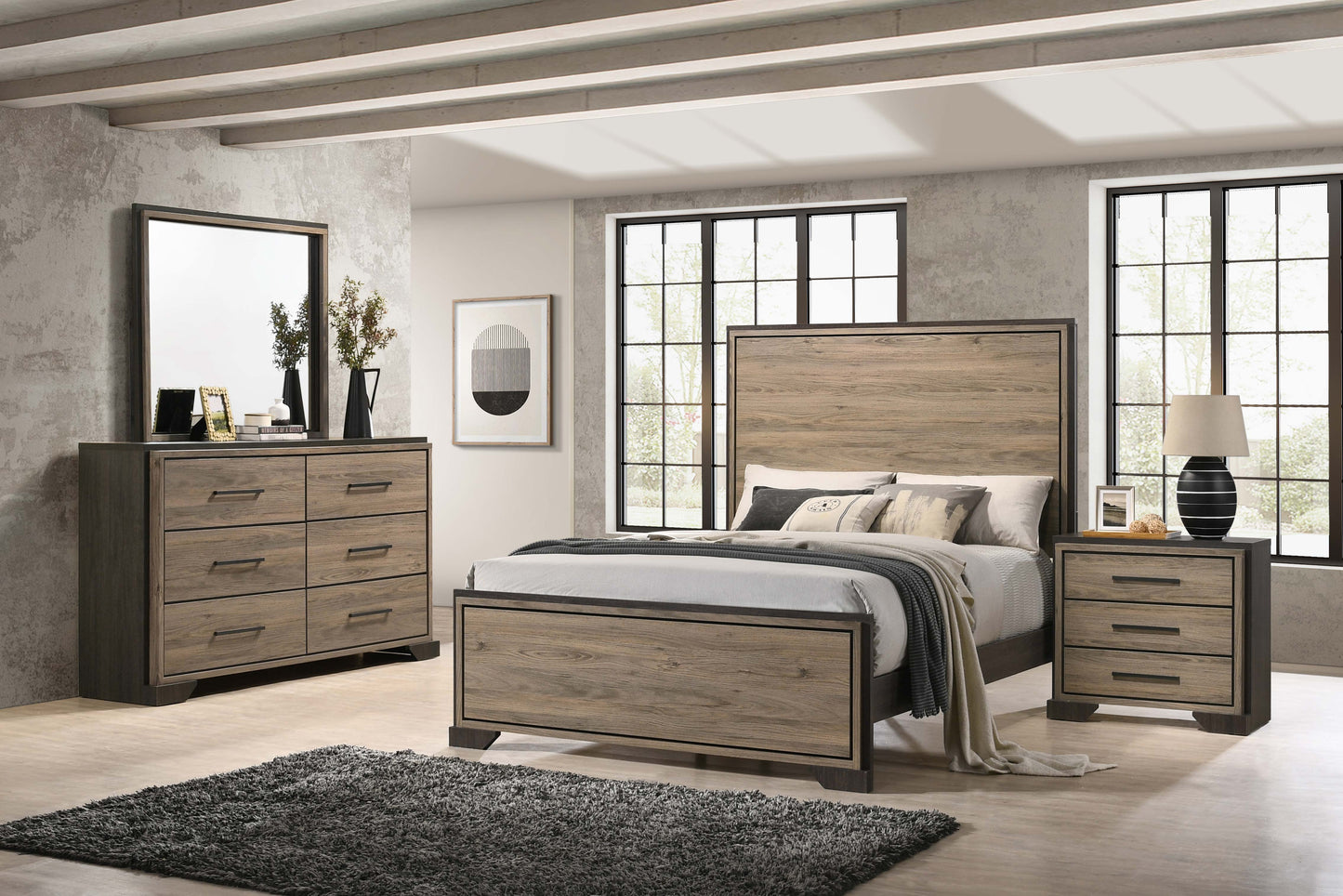 queen bed 4 pc set