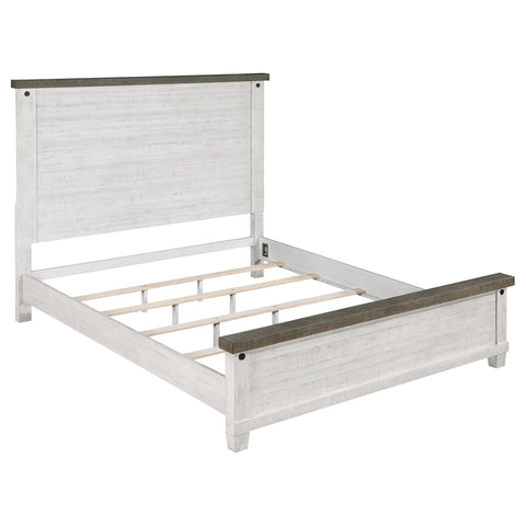 Bledel 4-piece Eastern King Bedroom Set Distressed WhiteDistressed White