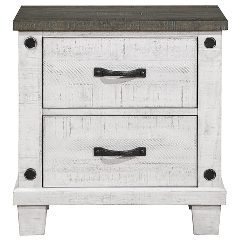 Bledel 4-piece Queen Bedroom Set Distressed WhiteDistressed White