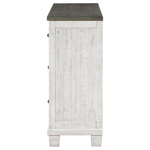 Bledel 7-drawer Dresser Distressed WhiteDistressed White