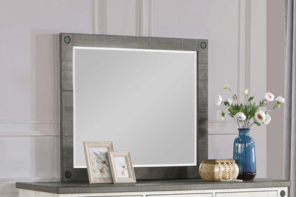 Bledel Dresser Mirror Distressed GreyDistressed Grey