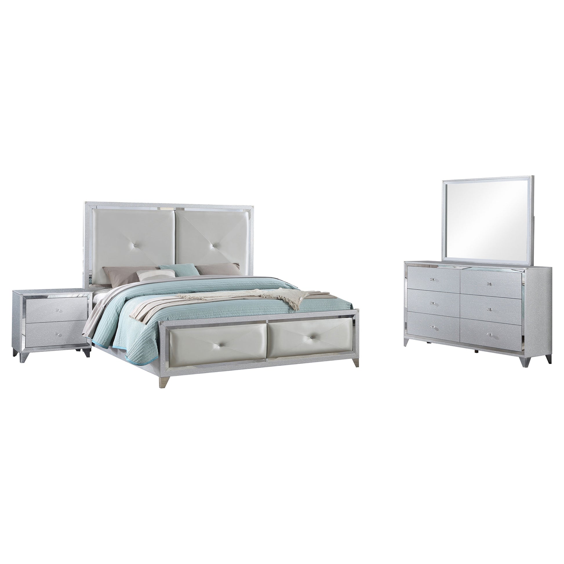 Queen Bed 4 Pc Set