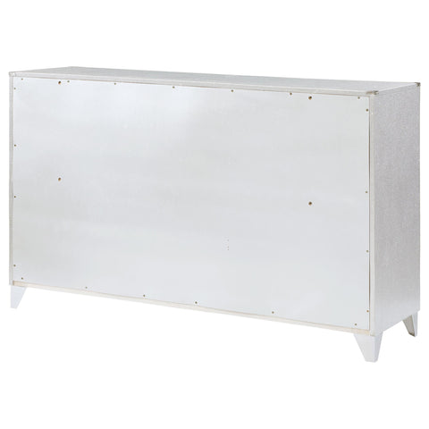 Trotter 6-drawer Dresser Silver