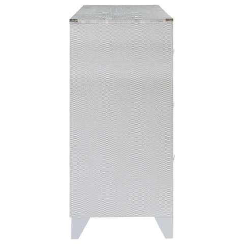 Trotter 6-drawer Dresser Silver