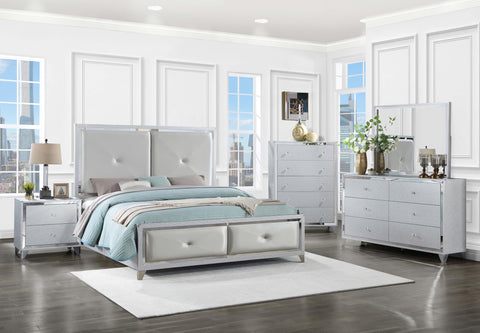 Trotter 6-drawer Dresser Silver