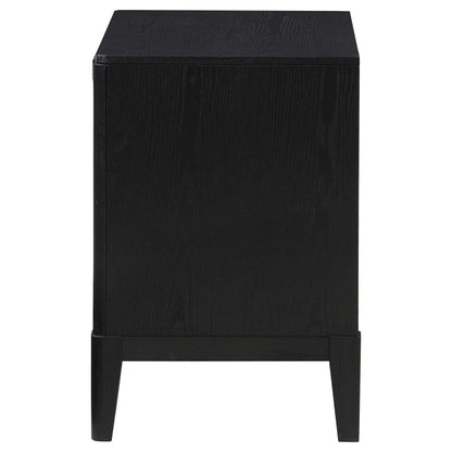 Thatcher 2-drawer Nightstand Black