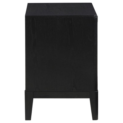 Thatcher 2-drawer Nightstand Black