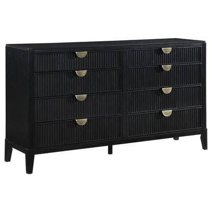 Thatcher 8-drawer Dresser Black