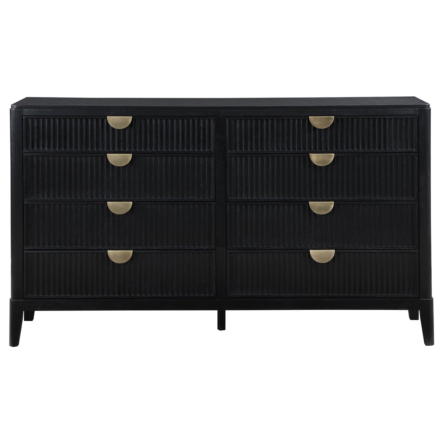 thatcher 8-drawer dresser black