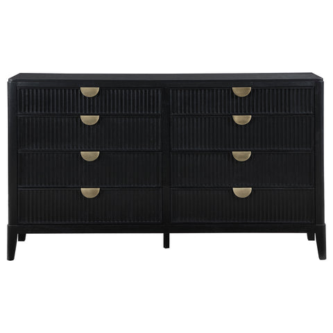 Harvey 8-drawer Dresser BlackBlack