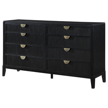 Thatcher 8-drawer Dresser Black