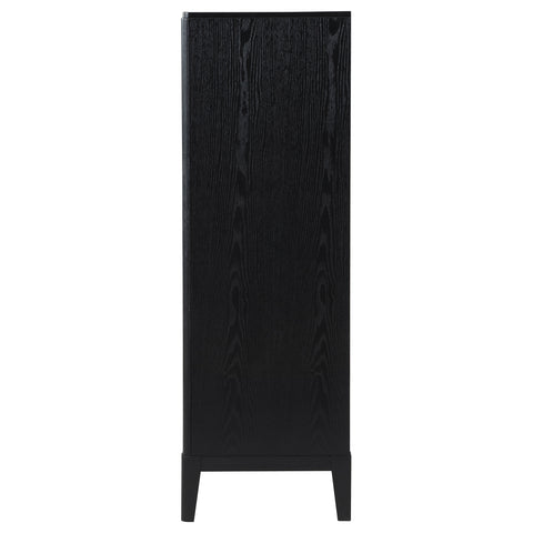 Harvey 5-drawer Bedroom Chest BlackBlack