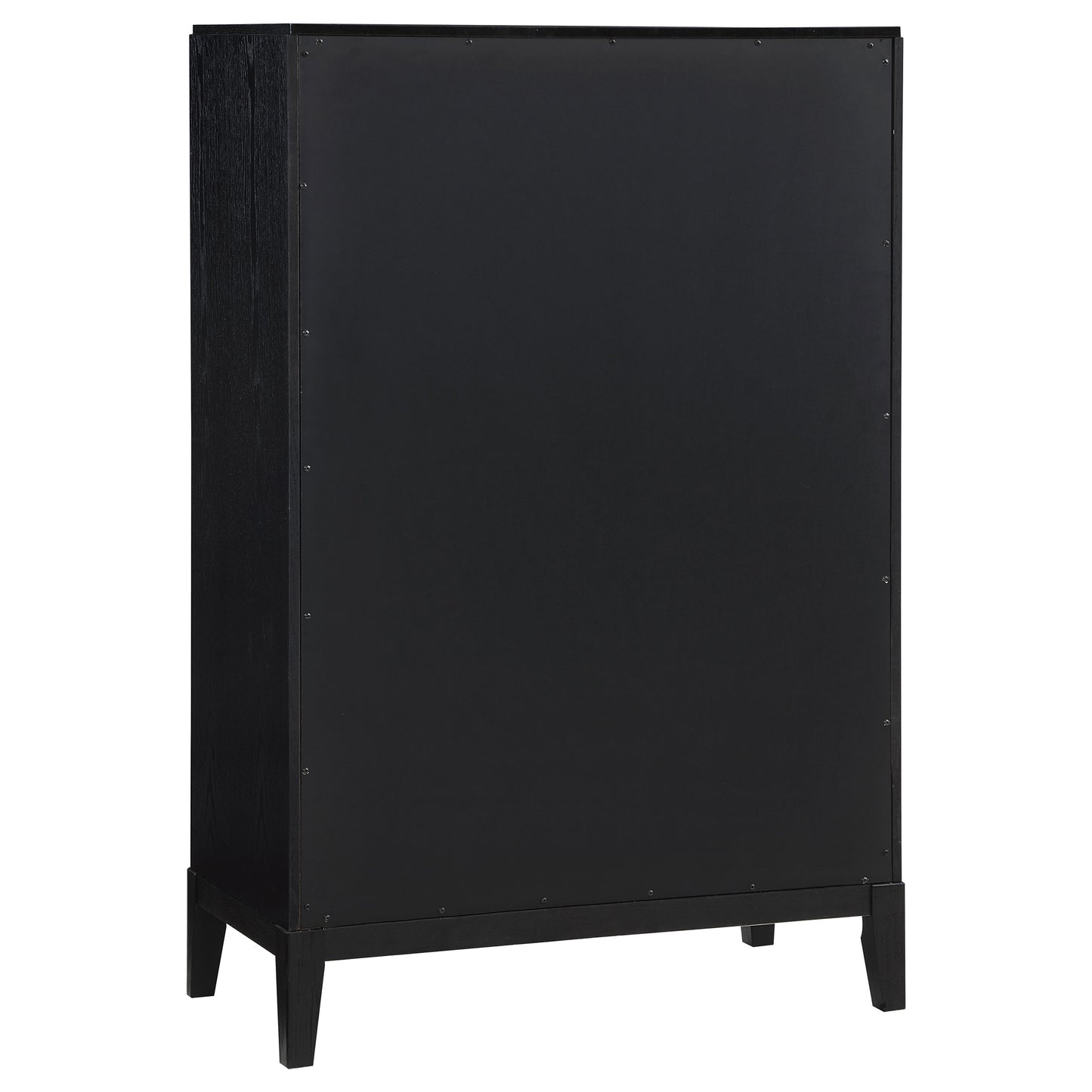 thatcher 5-drawer bedroom chest black