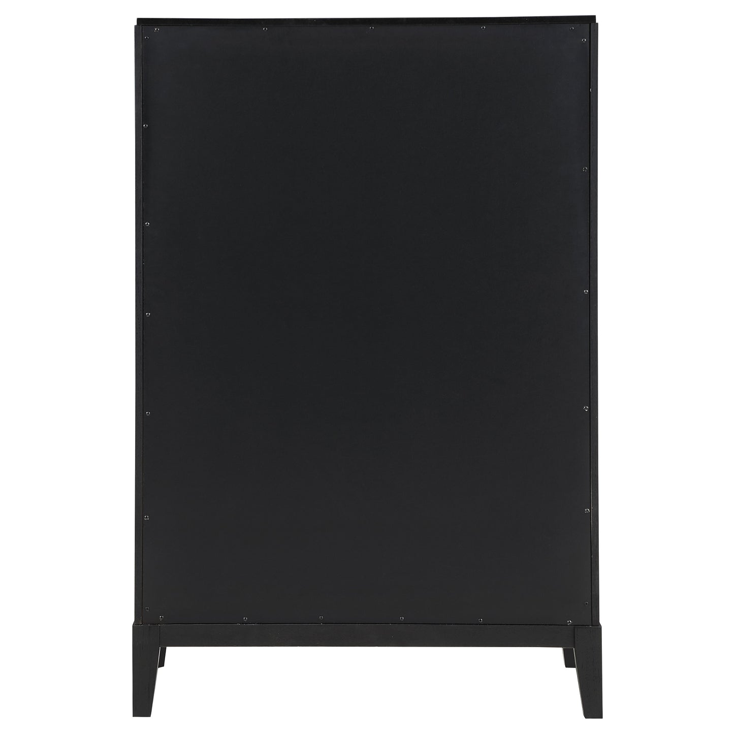 thatcher 5-drawer bedroom chest black