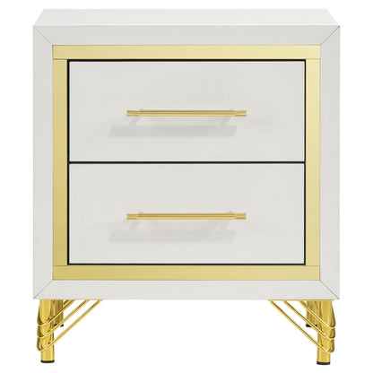 Taylor 2-drawer Nightstand White