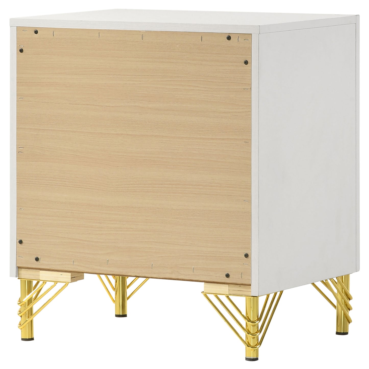 taylor 2-drawer nightstand white