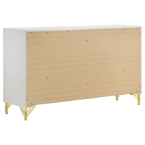 Jocelyn 6-drawer Dresser Cabinet WhiteWhite