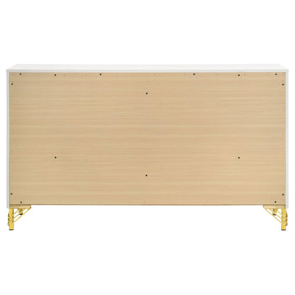 Taylor 6-drawer Dresser White