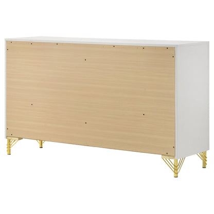 Taylor 6-drawer Dresser White