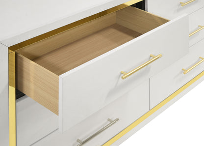 Taylor 6-drawer Dresser White