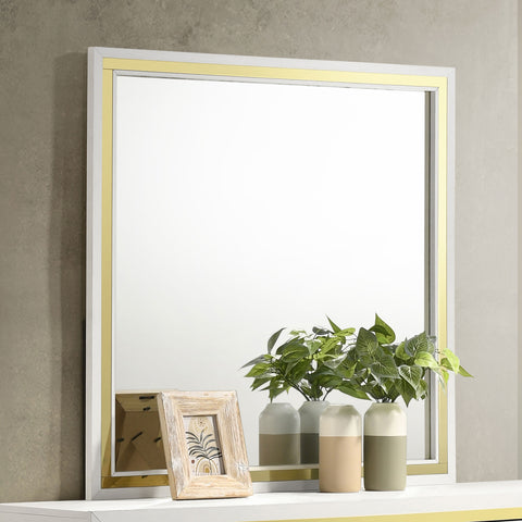Jocelyn Dresser Mirror WhiteWhite