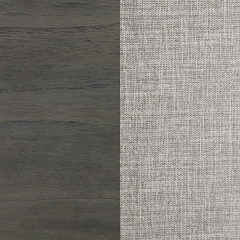 Euston Wood Eastern King LED Panel Bed GreyGrey