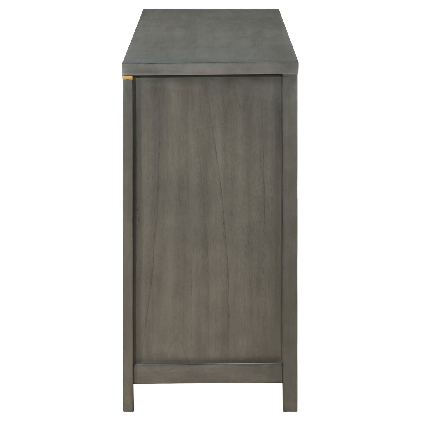 melody 6-drawer dresser grey