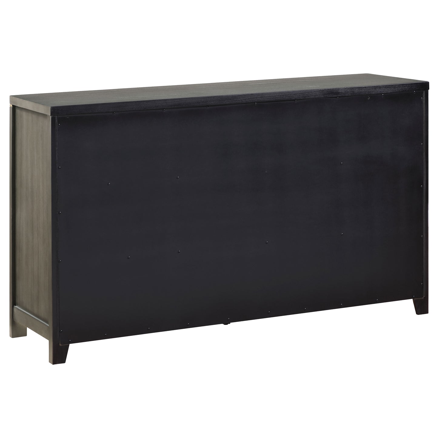 melody 6-drawer dresser grey