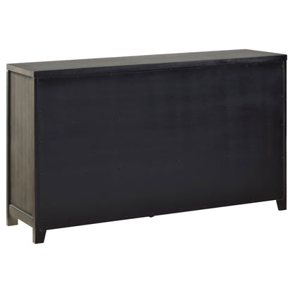 Melody 6-drawer Dresser Grey