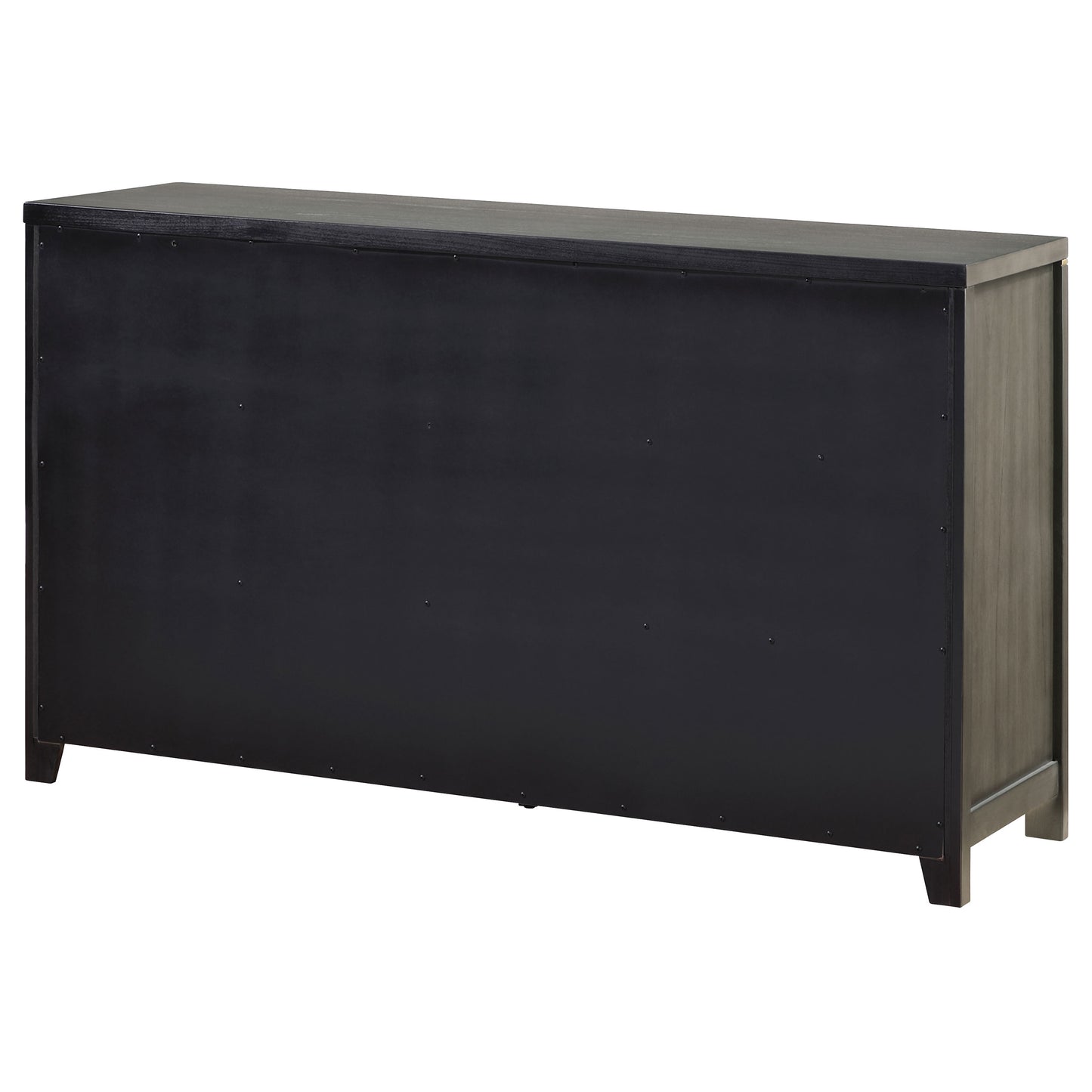 melody 6-drawer dresser grey