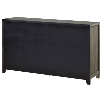 Melody 6-drawer Dresser Grey