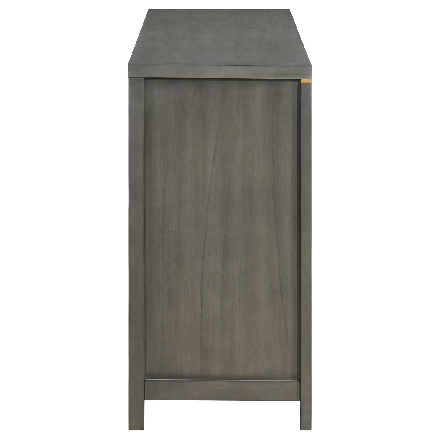 melody 6-drawer dresser grey