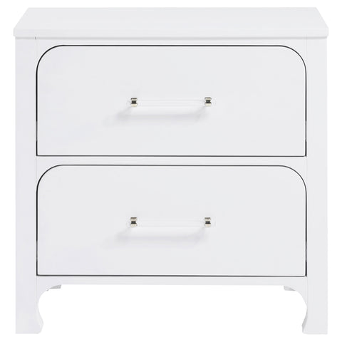 Aghes 4-piece Queen Bedroom Set Pearl WhitePearl White