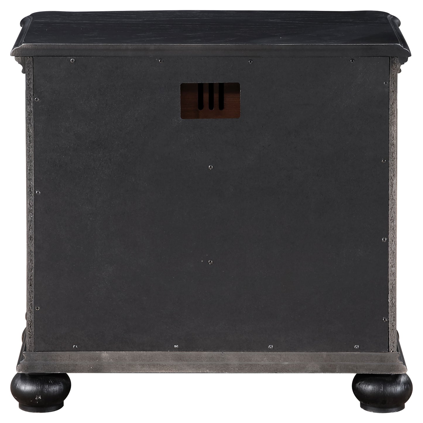 stillwood 3-drawer nightstand black