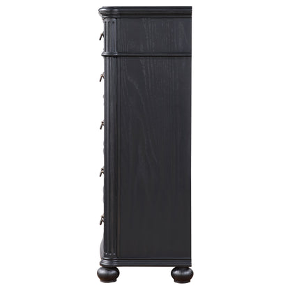 Stillwood 5-drawer Bedroom Chest Black