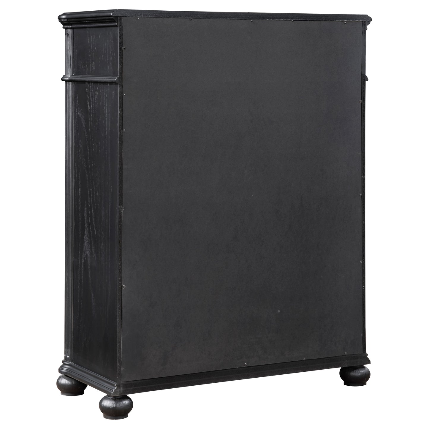 stillwood 5-drawer bedroom chest black