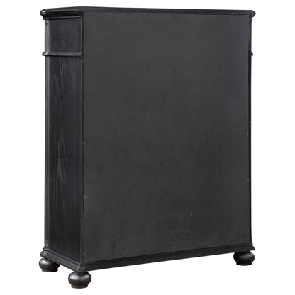 Stillwood 5-drawer Bedroom Chest Black