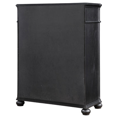 Stillwood 5-drawer Bedroom Chest Black