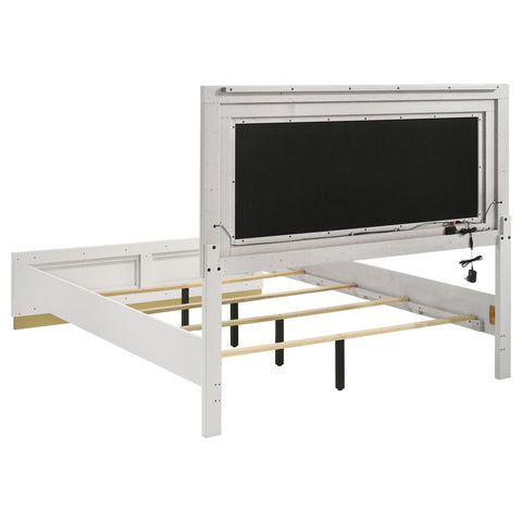 Callie 4-piece California King Bedroom Set WhiteWhite