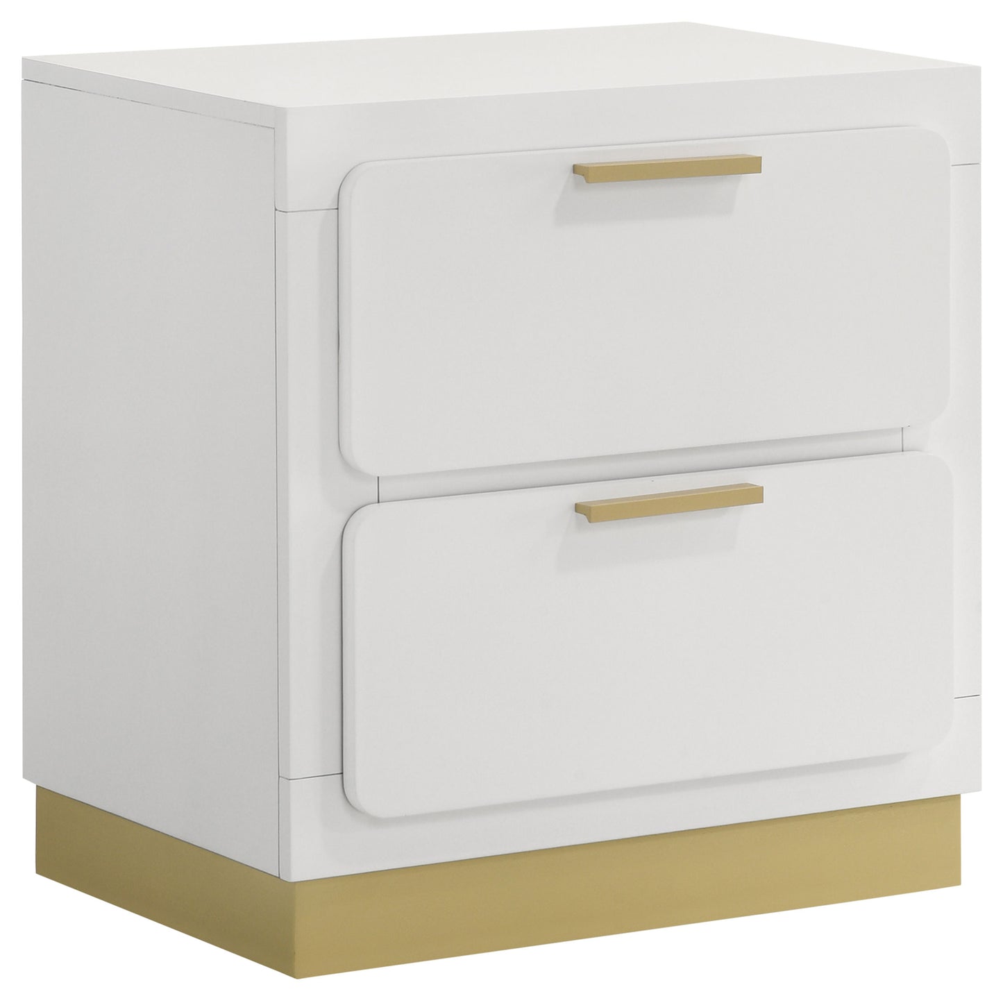 winslow 2-drawer nightstand white