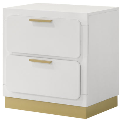 Winslow 2-drawer Nightstand White