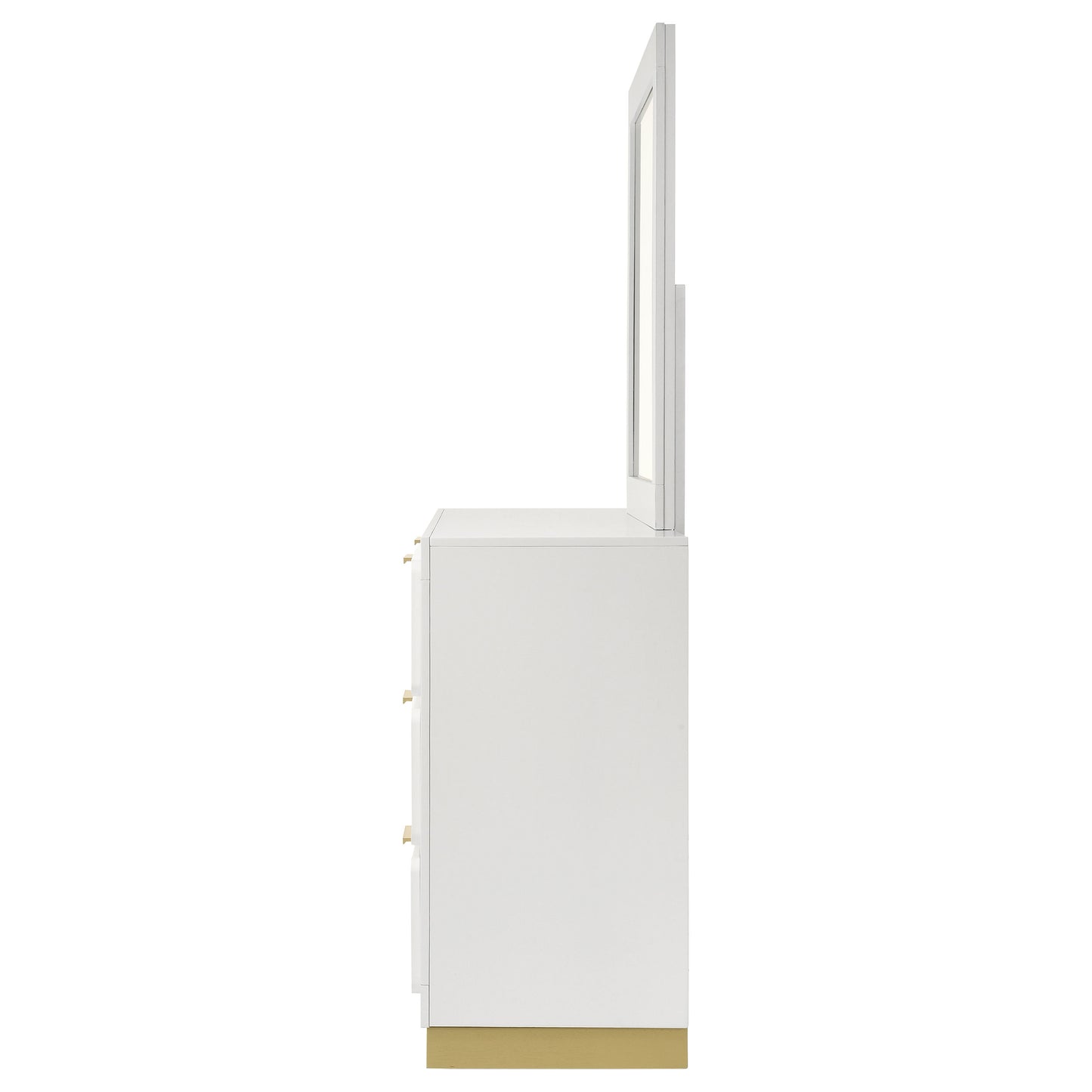 callie 6-drawer dresser with mirror whitewhite