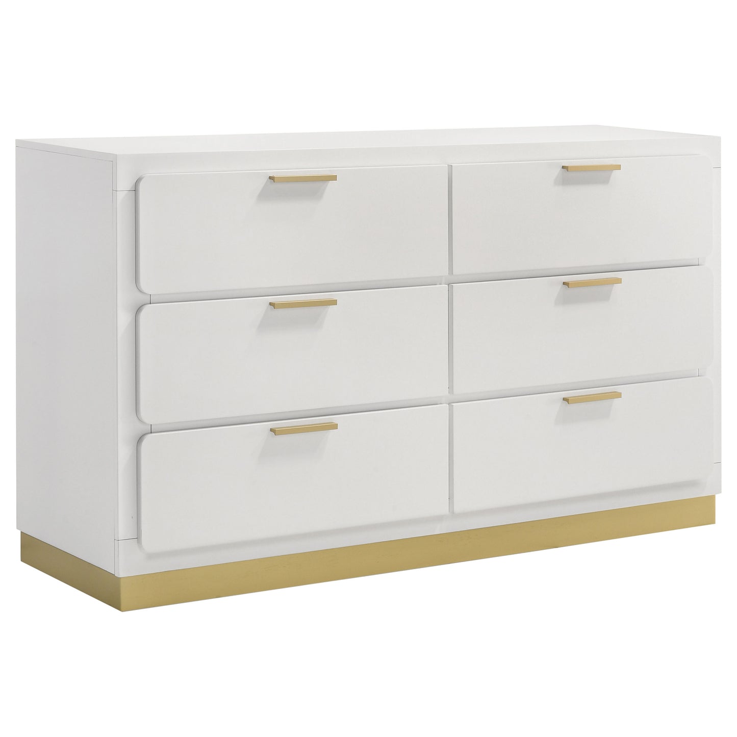 winslow 6-drawer dresser white