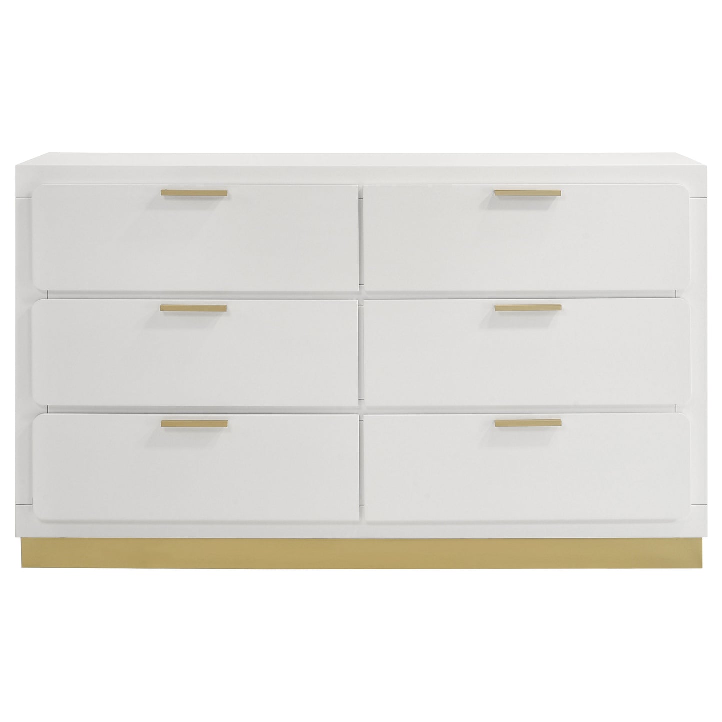 winslow 6-drawer dresser white