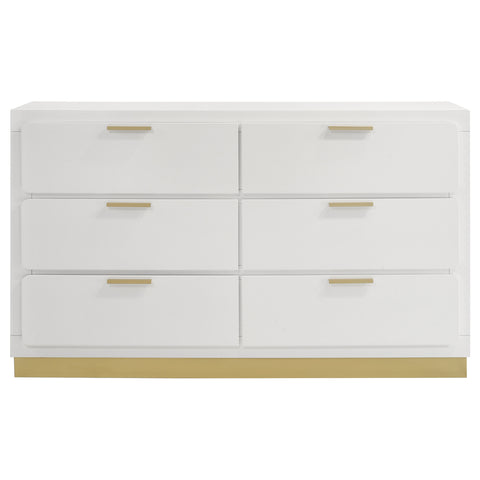 Callie 6-drawer Dresser WhiteWhite