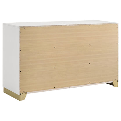 Winslow 6-drawer Dresser White