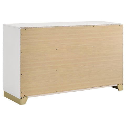 Callie 6-drawer Dresser WhiteWhite
