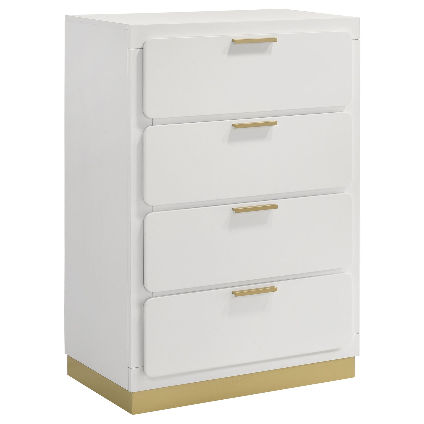 winslow 4-drawer bedroom chest white