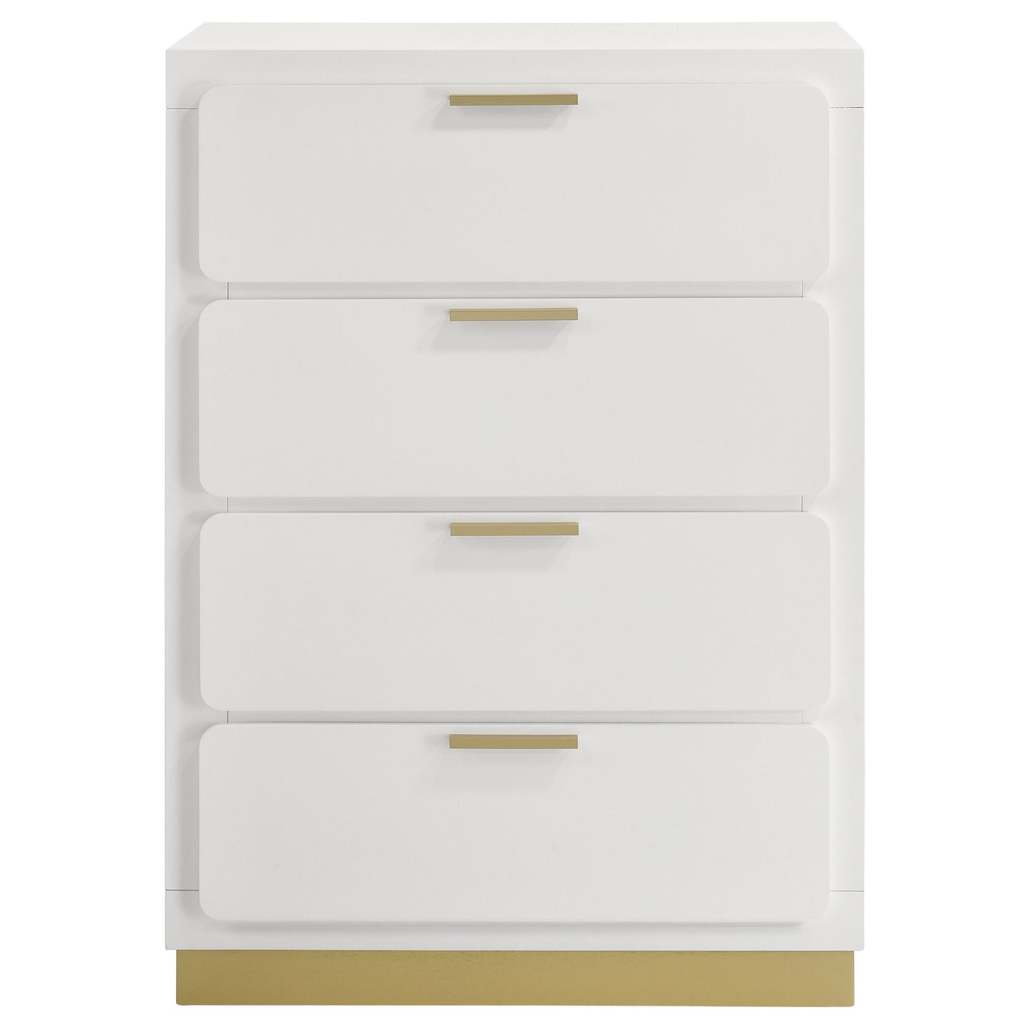 winslow 4-drawer bedroom chest white